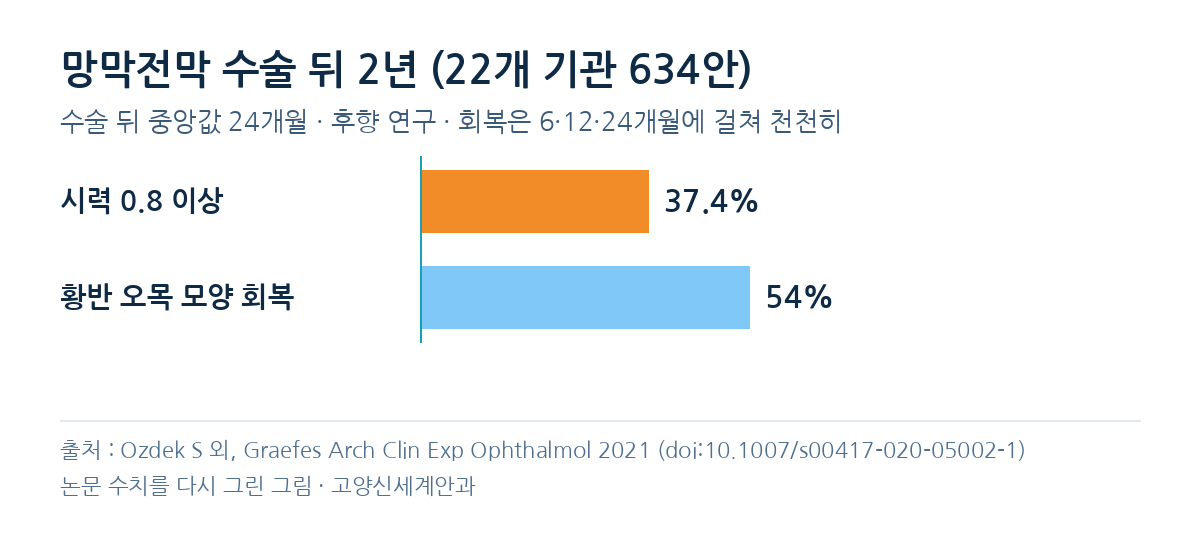 출처: Ozdek S 외, Graefes Arch Clin Exp Ophthalmol 2021 · doi:10.1007/s00417-020-05002-1
